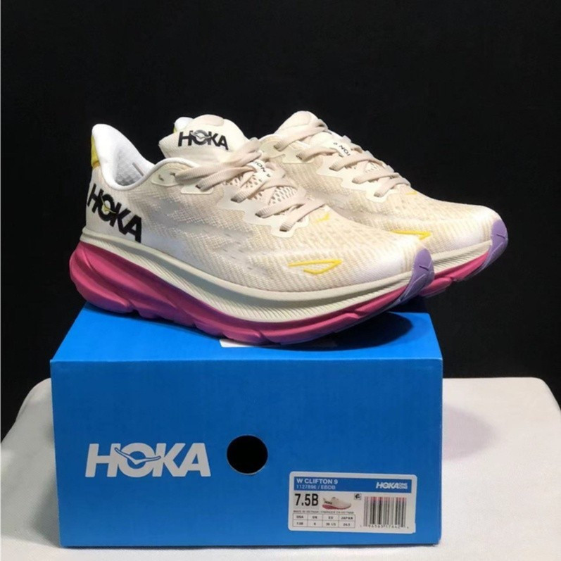 HOKA ONE Clifton 9 專業男女緩震跑鞋,尺碼 36-45 SYGJ