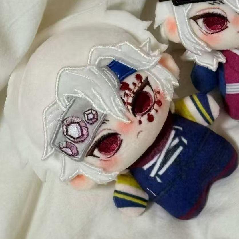 鬼滅之刃音柱時透無一郎屬性10cm棉花娃娃 努努體公仔 蛇柱 時透無一郎 伊之助 棉花娃娃 A咖