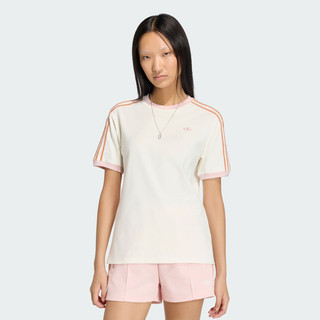 Adidas 愛迪達 3s Tee KY8126 女 T恤 運動上衣 休閒短袖 米白 亞版 經典單品