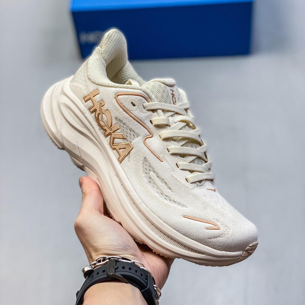 HOKA ONE ONE CLIFTON 10 舒適耐用訓練跑步鞋男士女士同款運動鞋全新