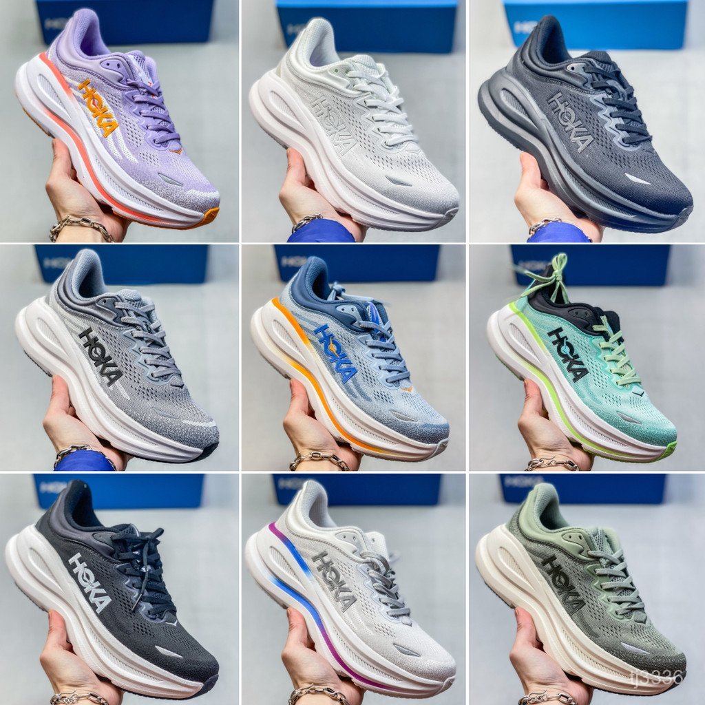 O1OP 2026 Hot-HOKA Bondi 9 超輕厚底輕便山地跑鞋