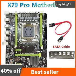 X79 Pro台式機主機板套件LGA 2011 DDR3千兆以太網支持E5 V1 V2 E5-2650 V2 2680 2