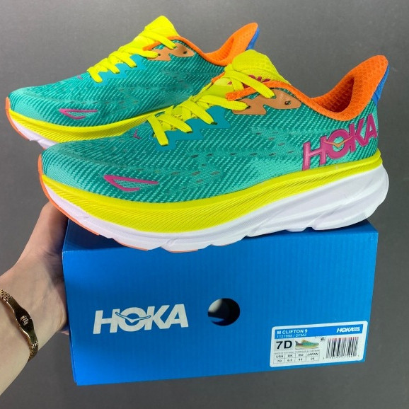 Hoka Clifton 9 男女運動鞋 Hoka Bondi 8 Ruing 鞋 1127896-心 -心肺復蘇