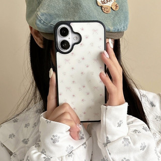 ins小碎花蝴蝶結磁吸蘋果手機殼 適用iPhone 18 17 16 15 14 13 12 pro max plus