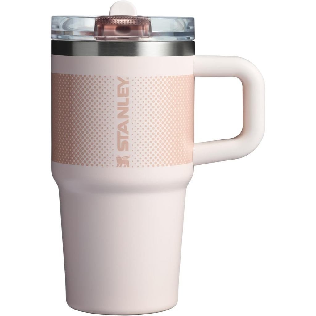 STANLEY Quencher ProTour 翻蓋吸管杯,帶防漏蓋 | 內置吸管和手柄 | 兼容旅行的杯架 | 保溫