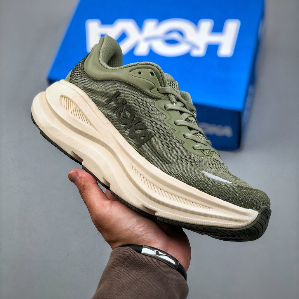 Hoka Bondi 9 跑步鞋男式女式輕便緩震馬拉松透氣公路訓練運動鞋 9SSZ