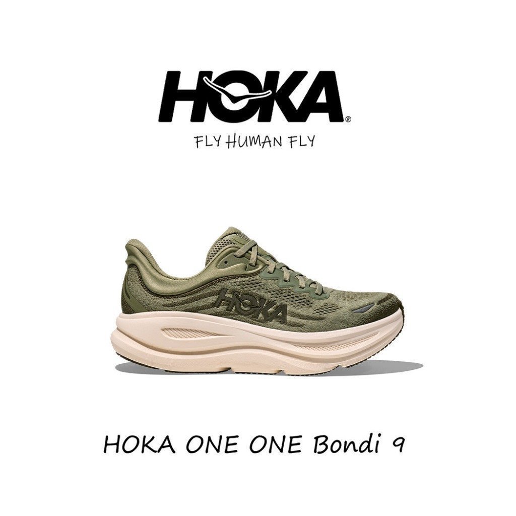 經典款 HOKA BONDI 9 減震賽車跑鞋,男女時尚耐用運動鞋 J6OW 6RH3