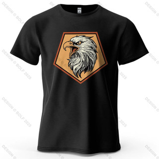 Eagle Emblem 藝術印花男式 T 恤超大號愛國裝飾圖案女式男式上衣 T 恤街頭服飾 U46I