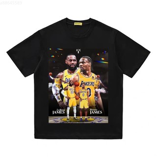 詹姆斯 LeBron James拉塞爾·威斯布魯克純棉T恤水洗短T 美式 水洗 短袖t恤 純棉t恤 T恤 短袖上衣