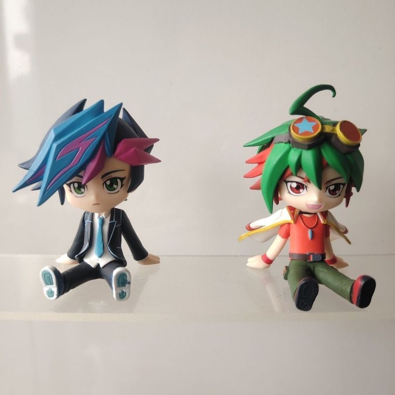 【精品好貨】遊戲王主角q版小公仔榊遊矢藤木遊作模型擺件怪獸決鬥