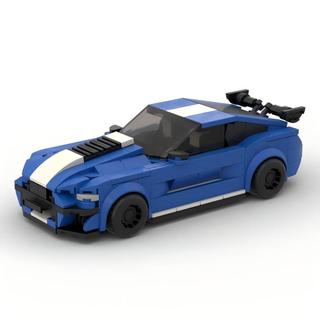 2026新款- 福特野馬謝爾比玩具禮物汽車積木相容樂高小顆粒20260429