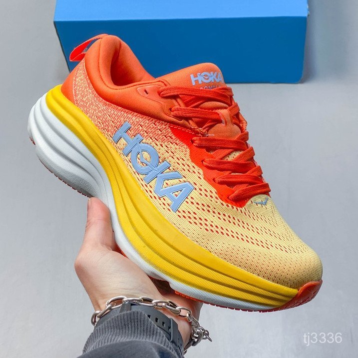 LNVT 2026 Hot-HOKA Bondi 8 男女跑鞋-超輕透氣網面馬拉松跑鞋