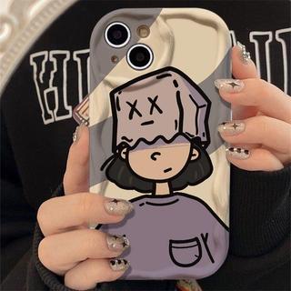 桃園出貨⭐紫帽女孩蘋果13手機殼新款14/11/xs全包riPhone12/12p軟6殼7p/8
