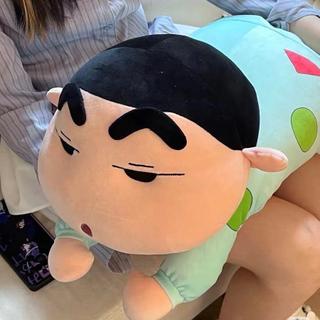 【臺灣-出貨】蠟筆小新公仔睡衣小新抱枕趴趴陪睡玩偶側睡夾腿長條枕頭生日禮物TIAN5