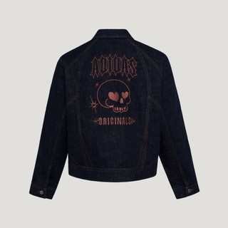 Adidas 愛迪達 Vday Dnm Jkt KT6338 男女 外套 夾克 休閒穿搭 黑 亞版 丹寧外套