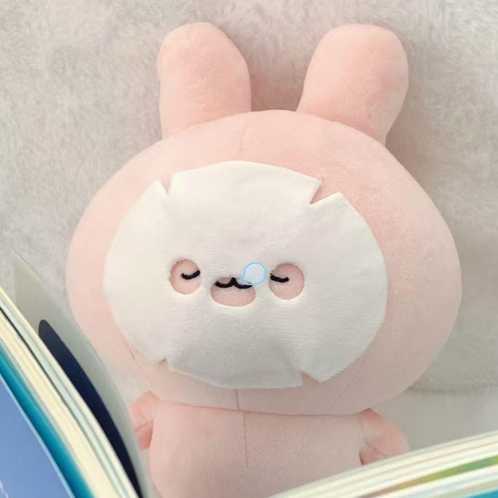 ✨桃園出貨✨小個asamimi阿莎咪米玩偶面膜兔玩具陪伴晚安搞怪公仔生日禮物女