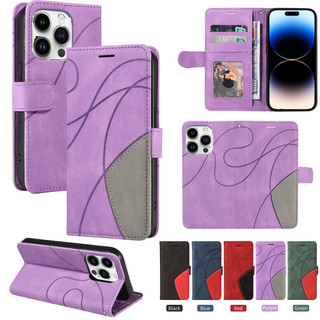 雙色拼接九卡槽錢包皮套 適用於 SONY 索尼 Xperia 10 5 1 IV V IV III 插卡全包邊 手機殼