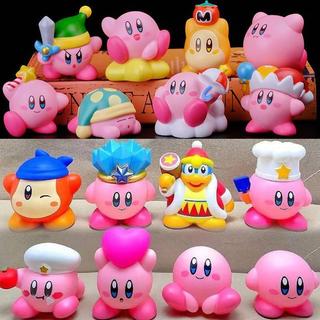🎁桃園出貨🎁現貨 8款整套 日本動漫 星之卡比 Kirby 迪迪大王 瓦多迪 蛋糕裝飾Q版公仔人偶模型玩具手辦擺件娃