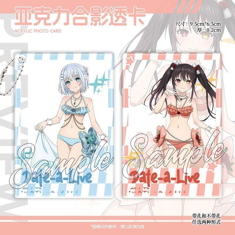 【DATE A LIVE】~4.28❤️約會大作戰窗簾魂泳裝周邊亞克力透卡四糸乃神十香時崎狂三合影卡