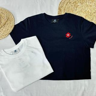 台灣熱銷 WHATITISNT 短袖 短版T 刺繡小花 迷你小花 Mark Gonzales 顯身短袖 韓國代購