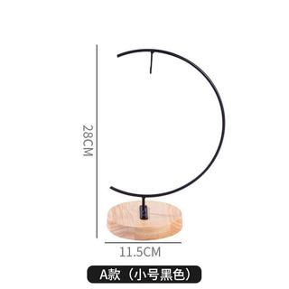 【特惠限時】創意家居裝飾工藝品G型鐵藝支架微景觀懸掛玻璃瓶吊瓶鐵架擺飾R