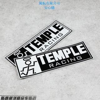 精品貼紙 HF JDM汽車裝飾貼紙 OSAKA大阪JDM漂移貼紙TEMPLE RACING 反光貼
