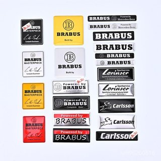 適用於巴博斯 BRABUS 隨意裝飾車標貼 勞倫斯個性改裝銘牌裝飾車貼