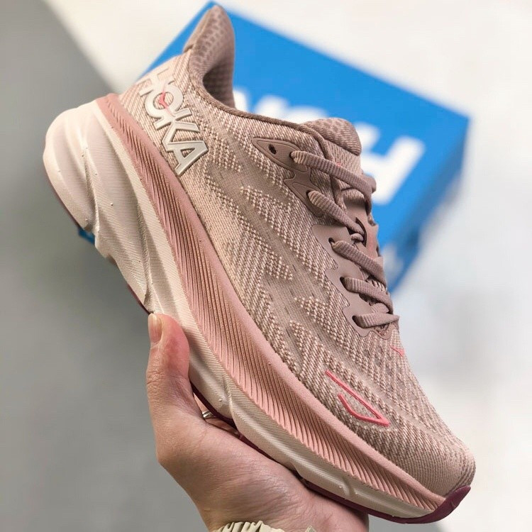 HOKA Hoka One One Clifton 9 男女通用公路跑鞋，防震，超輕量 B7BL