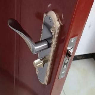 【實木門鎖】手柄通用型 執手把手 實木門 小50門鎖 房門鎖 鋼木門鎖 室內換鎖 臥室門鎖 大門門鎖 拉門鎖 水平門鎖