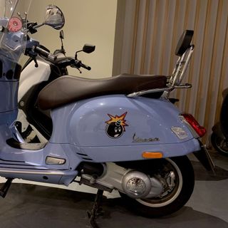 Psyche 復古個性 車身車窗裝飾貼機車Vespa車貼防水反光