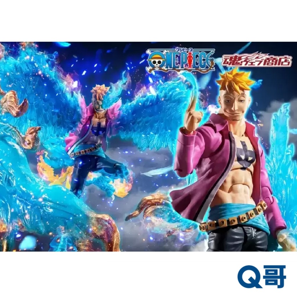 萬代 代理版 S.H.F 航海王 馬可-馬林福特頂上決戰- 可動人偶 馬可 不死鳥馬可 SHF 公仔 模型 人偶 Q哥