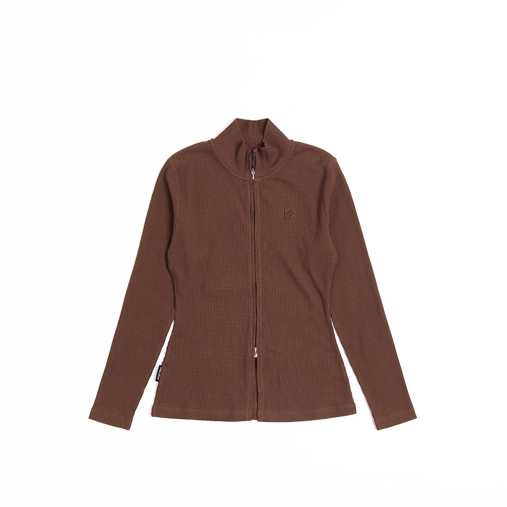 MOLLIFIX 立領羅紋彈力長版外套 No. 83037