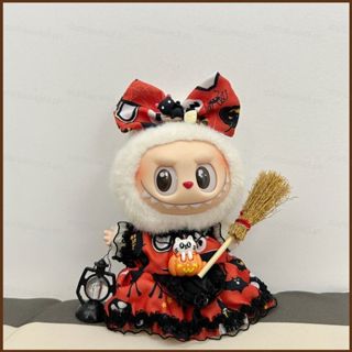 ST3 Only Clothes 萬聖節髮夾 Labubu 嬰兒衣服女巫小惡魔娃娃服裝變化 TS3