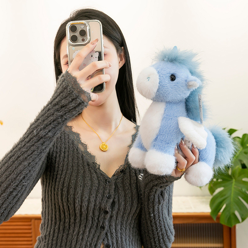 【物之寄語🚛】妮可小馬毛絨玩具 獨角獸小飛馬公仔 兒童陪伴抱枕