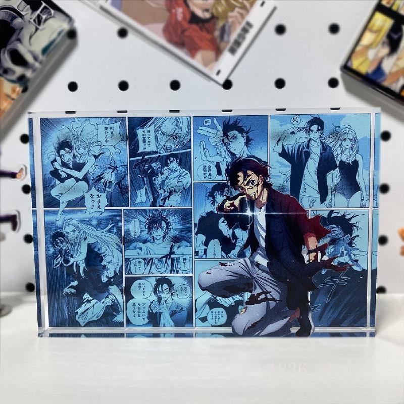 【現💜貨】夏日重現自制亞克力磚小舟潮網代慎平南方日鶴波韜水晶磚周邊擺件