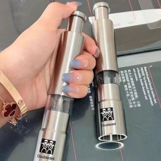 【wave】德國DOUBLEDELI不鏽鋼胡椒研磨器手動研磨瓶家用磨胡椒粉