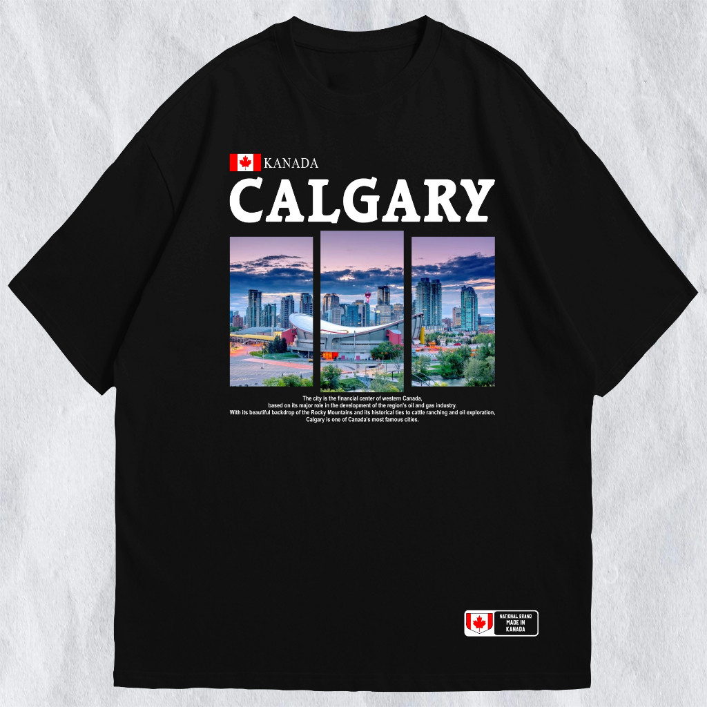 T恤T恤加拿大加拿大Calgary優質襯衫城市 Calgary加拿大紀念品優質T恤男士節日紀念品發行T恤紀念品出國男裝全
