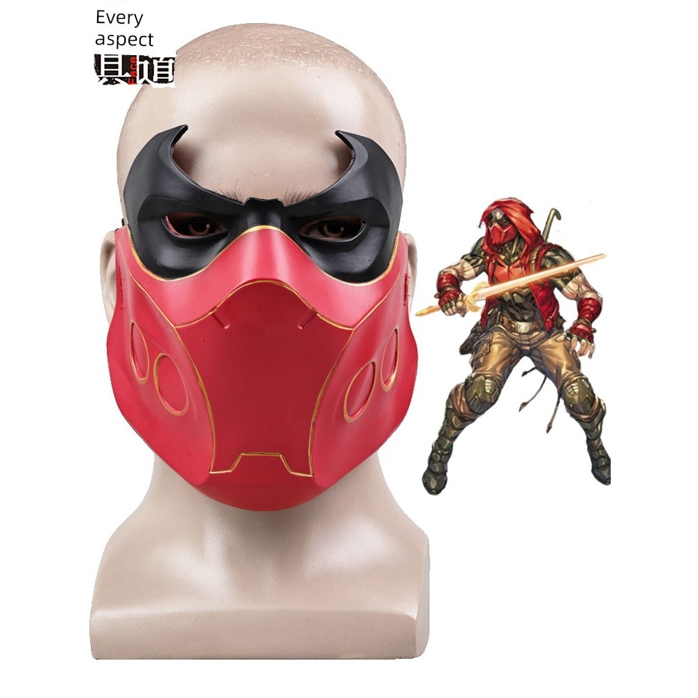 兒童萬聖節 萬聖節變裝 蝙蝠俠夜翼羅賓面具半臉面罩萬聖節聚會表演裝扮cosplay服飾道具