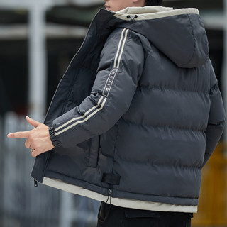 【HOT 本舖】男裝棉服男士冬季加厚羽絨棉衣保暖棉襖潮流百搭連帽外套