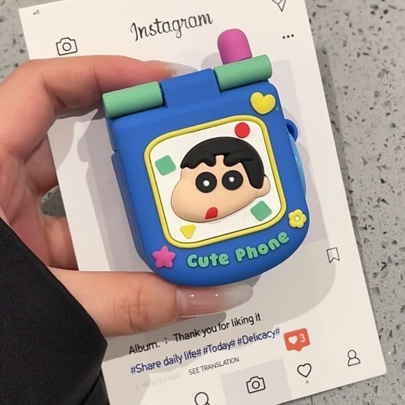 翻蓋 帶鏡子 手機小新 蘋果 AirPods 4代 Pro3 pro Pro2 保護套 3代 2代 1代 耳機套 保護套