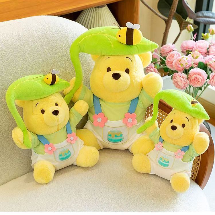 【免運✨超優惠】夏日維尼熊小熊公仔 毛絨玩具玩偶娃娃布偶安撫玩偶 生日禮物超萌維尼熊玩偶 維尼熊毛絨公仔毛絨娃娃