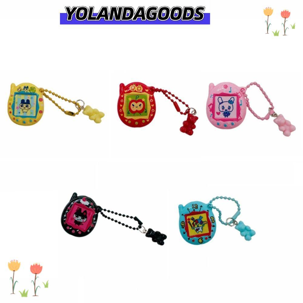 YOLANDAGOODS電子玩偶寵物掛件,咪咪奇瑪美奇卡哇伊鑰匙扣,卡通珠卡哇伊樹脂書包裝飾禮品