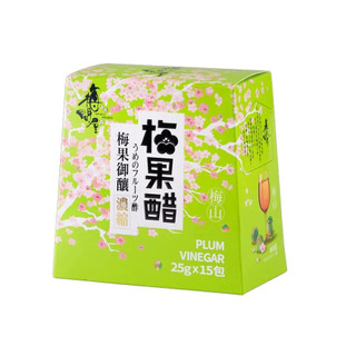 梅問屋梅山濃縮梅果醋隨身包/ 25g/ 15入/ 盒裝 eslite誠品