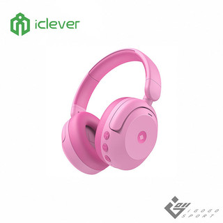 iClever BTH20無線降噪兒童耳機/ 粉紅色 eslite誠品