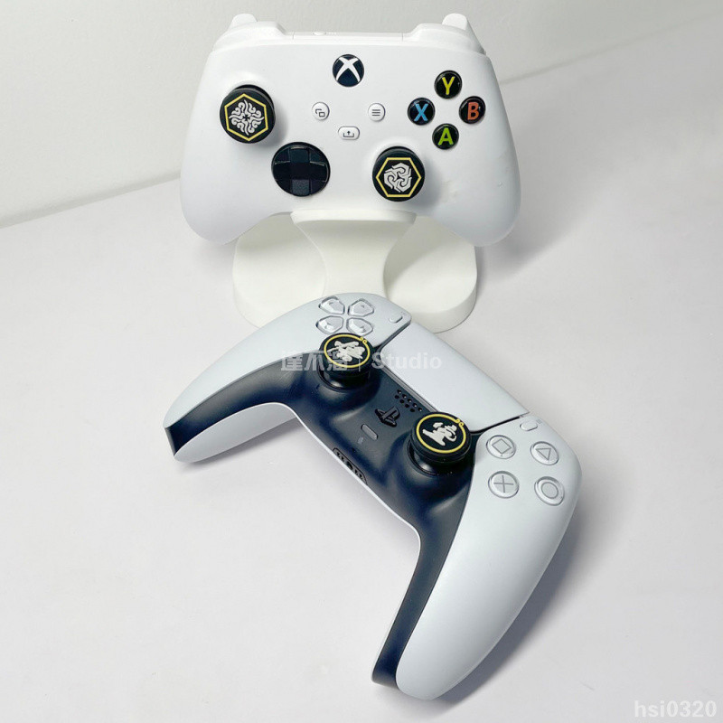🕹️台灣出貨🎮 XSX PS5 NSPRO手柄搖桿帽 龍頭火焰SWITCH怪物獵人遊戲主題硅膠帽 XBOX搖桿帽 X