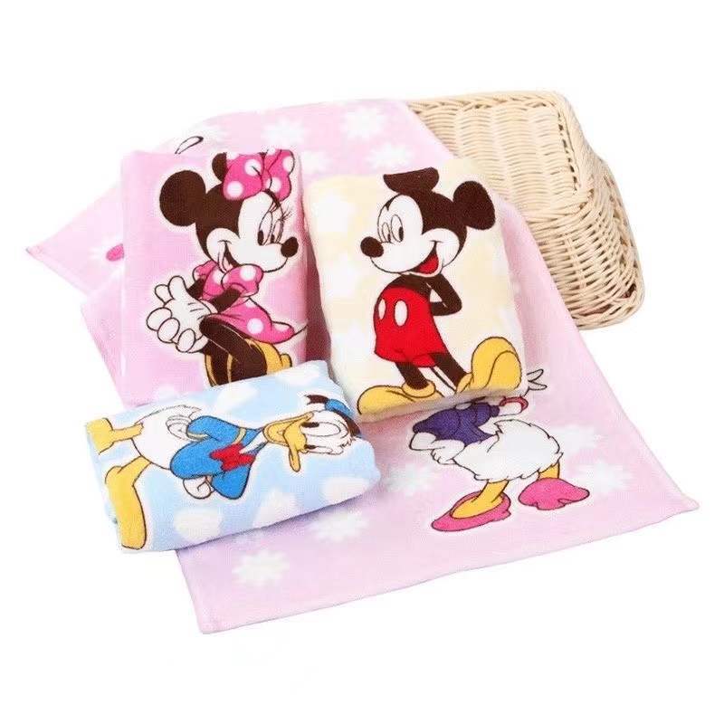 現貨 Disney 迪士尼米奇米妮唐老鴨黛西純棉割絨男女兒童護膚毛巾Disney Disney Mickey Minni