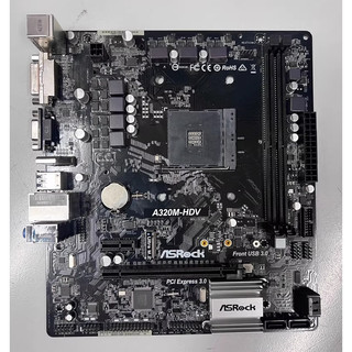 華擎 A320M-HDV 主機板 Micro-ATX 主機板適用於 Amd Ryzen AM4 CPU DDR4 二手主機板