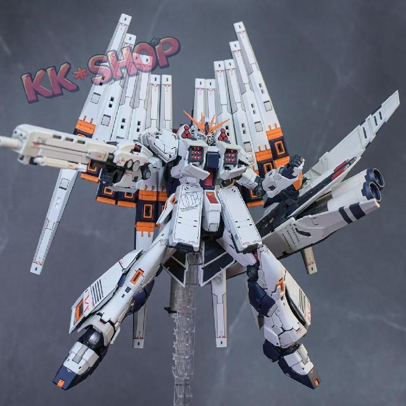 🍀KK*Shop🍀高高RG32A RG 重裝v鋼彈 ν鋼彈 牛鋼彈 重裝套裝 拼裝模型 送水貼支架 玩具手辦 鋼彈