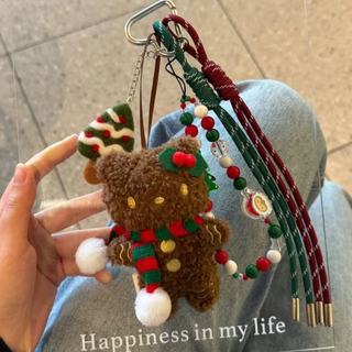 🎉聖誕節來臨🎄🎉聖誕節來臨🎄薑餅人聖誕樹包包書包毛絨掛飾公仔hellokitty貓小掛件玩偶聖誕節