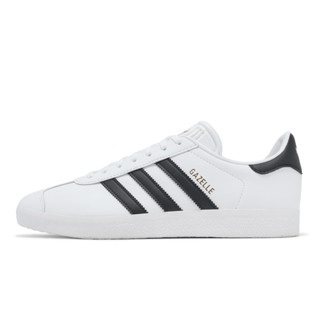 adidas 休閒鞋 Gazelle 男鞋 女鞋 白 黑 金標 德訓鞋 愛迪達 三葉草 [ACS] ID6113